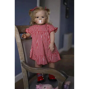 Reborn Baby  Soft Weighted Cloth Body Realistic Newborn Toddler Girl Dolls